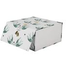 Floral Paperboard Magnetic Closure Gift Box Home Use For Storage